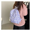 Butterfly Print Canvas Backpack for Women