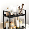 2-Tier Metal Desktop Organizer Rack for Cosmetics, Office Supplies & Bathroom Essentials