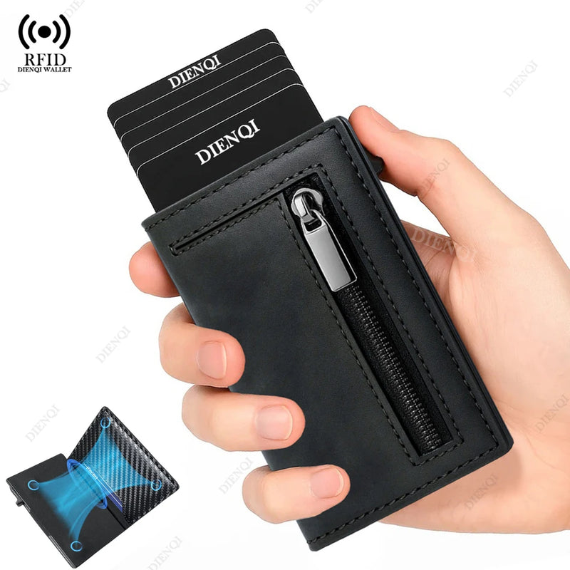 Slim RFID-Blocking Pop-Up Card Holder