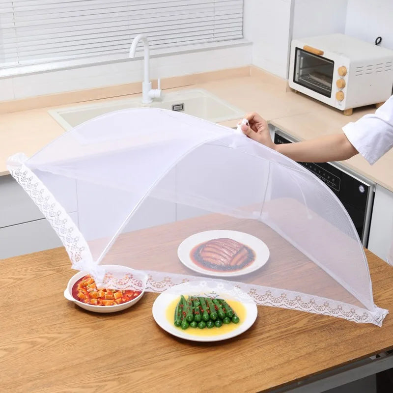 Foldable Mesh Food Cover for Outdoor Dining