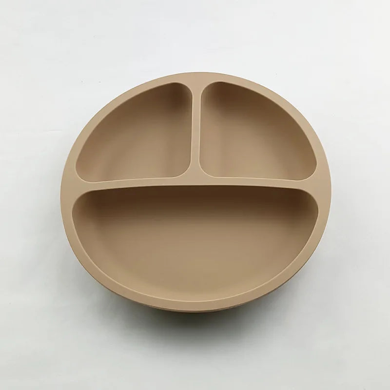 Baby Silicone Suction Plate and Utensil Set