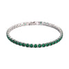 Iced-Out Cubic Zirconia Tennis Bracelet