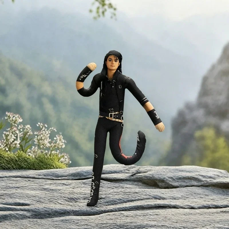Michael Jackson Bendable Plush Doll with Wire Frame