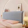 Stretch Velvet Headboard Cover - Queen Size, Dustproof & Slip-on Design
