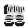 Aluminum Car Pedal Cover Set - Non-Slip Brake & Foot Pedals