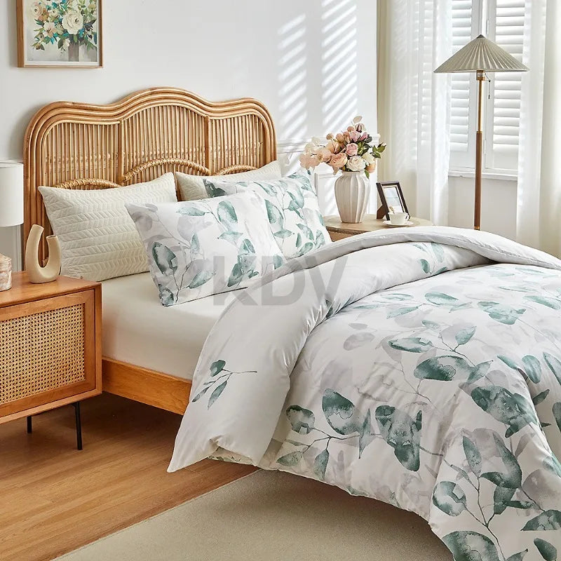 Vintage Floral Duvet Cover Set with Pillowcases