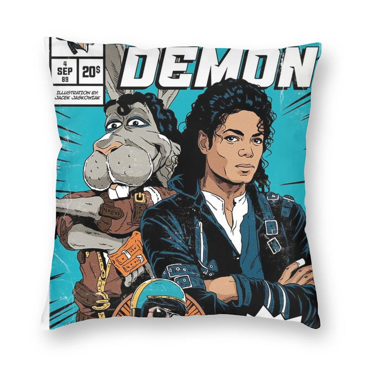Michael Jackson Decorative Pillowcase with Hidden Zipper