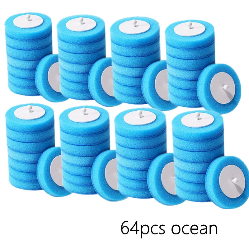 Disposable Toilet Brush Replacement Heads - No-Dead-Angle Cleaning
