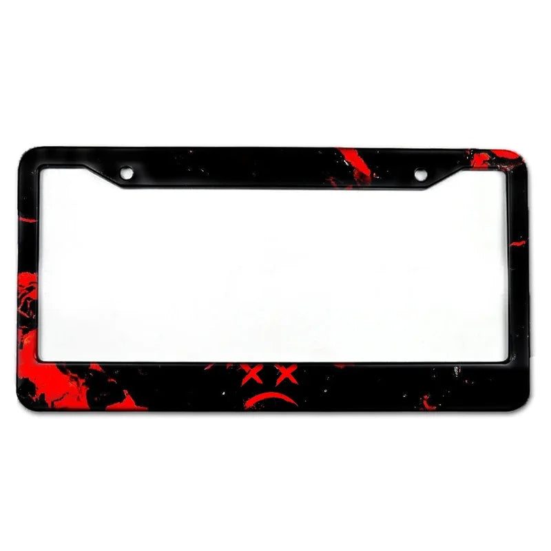 Custom Aluminum License Plate Frame with HD Design