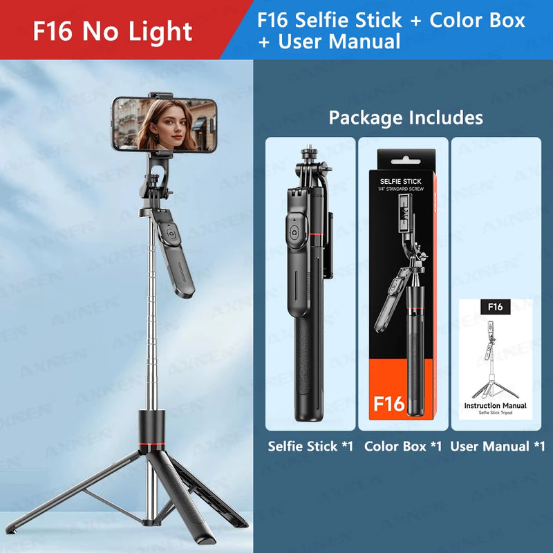 Extendable Selfie Stick Tripod with Bluetooth Remote