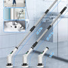 Kabelloser Elektrischer Spin-Scrubber mit Teleskopstange