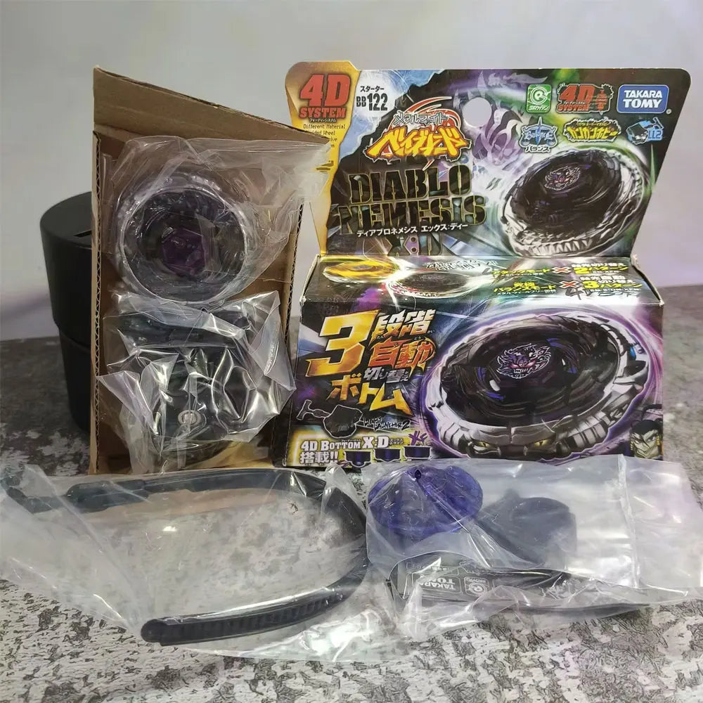 Takara Tomy Beyblade Burst Gravity Perseus (Destroyer) with Metal Fusion Parts