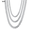 Classic Stainless Steel Cuban Link Necklace