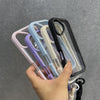 Diamond-Clear Phone Case with Wrist Strap
