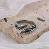 Sterling Silver Angel Wing Feather Rings