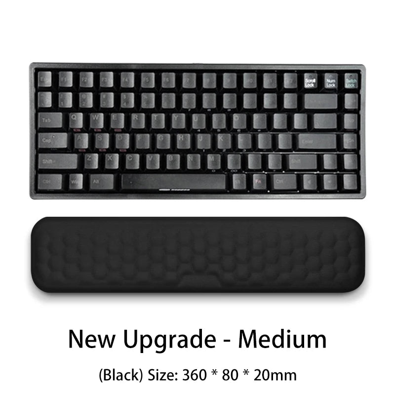 Ergonomic Keyboard & Mouse Pad with Wrist Rest