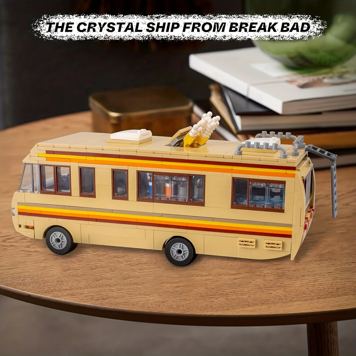 Building Block RV Set - 986 Pieces, DIY Collectible Model