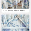 Floral Bed Skirt Set with Anti-Slip Mattress Cover
