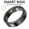Sleek Smart Health Ring with Heart Rate & Sleep Tracking