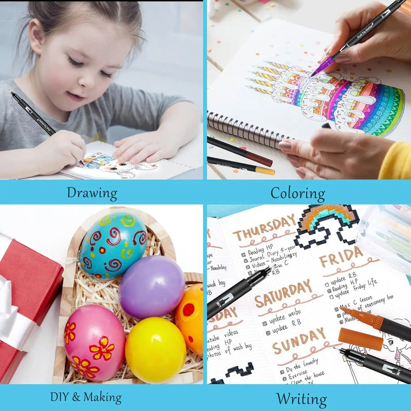 Dual-Tip Art Marker Set