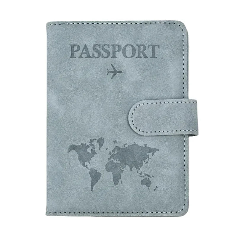 PU Leather Passport Holder with Credit Card Slots