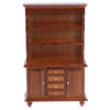 1/12 Scale Dollhouse Wooden Bookcase Cabinet with Drawers