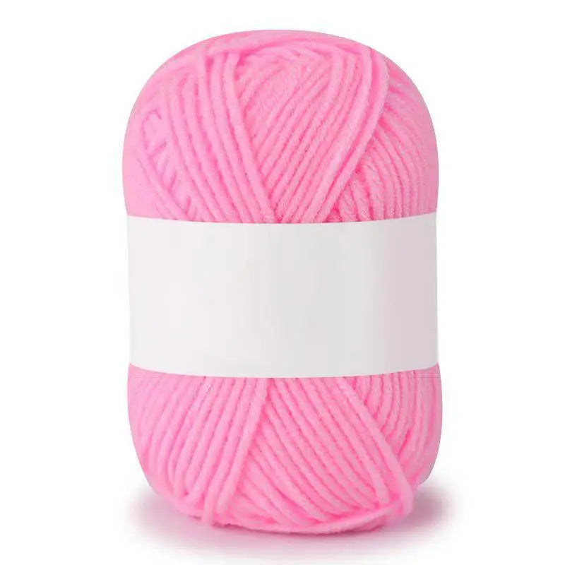 Soft Milk Cotton Knitting Yarn – Anti-Pilling 4ply Yarn for Crochet & Knitting