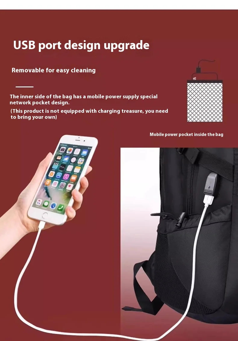 Anti-Theft Laptop Backpack with USB Charging Port