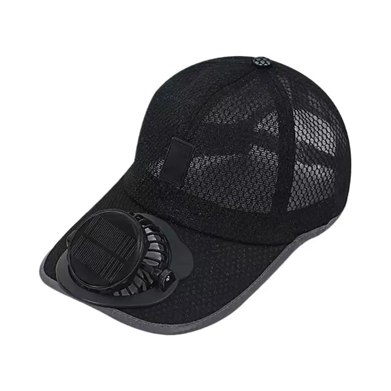 Solar-Powered Cooling Fan Hat