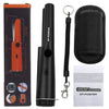 Black GP-Pointer handheld metal detector with LED lights and waterproof coil and storage pouch