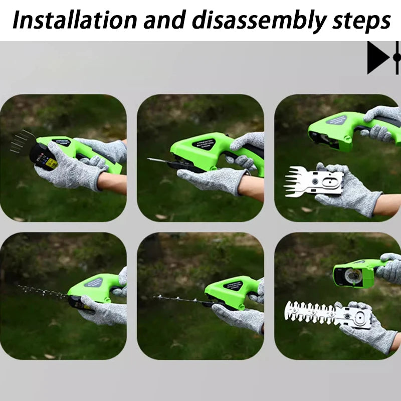 Cordless 2-in-1 Hedge & Grass Trimmer