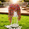 UV-Resistant Hanging Artificial Flowers – Silk-Like Outdoor Decor (Mixed Colors)