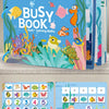 Montessori Busy Book for Toddlers – Reusable Sticker & Velcro Learning Activities
