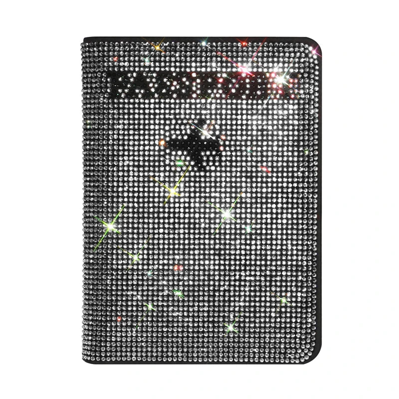 Crystal Rhinestone Passport & Card Holder Case