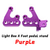 Durable Aluminum Footpegs with Pedal Bracket for Electric Dirt Bikes