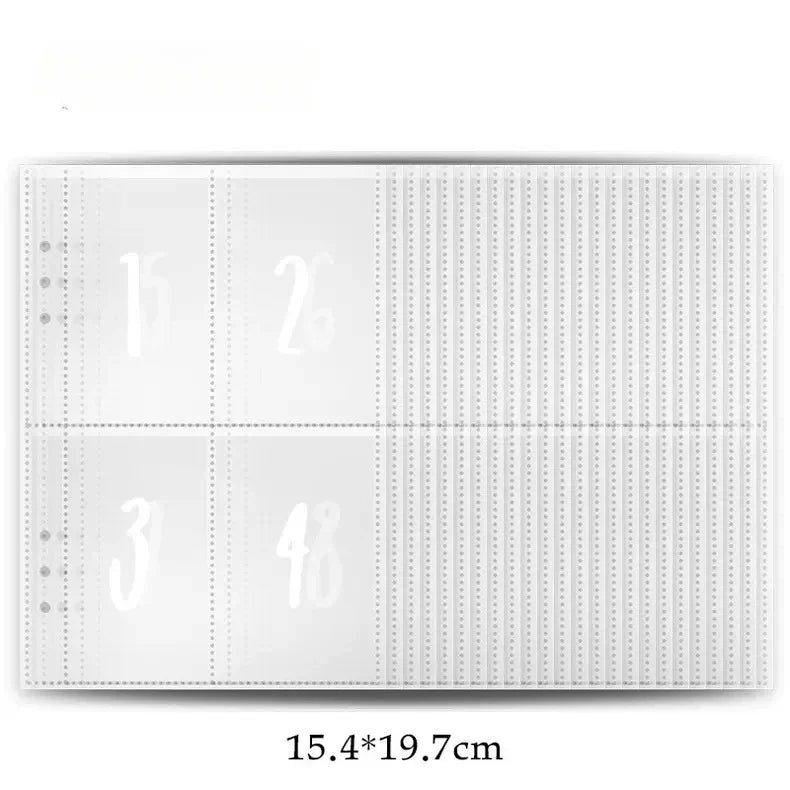Marble A5 Savings Challenge Binder with 100 Cash Envelopes