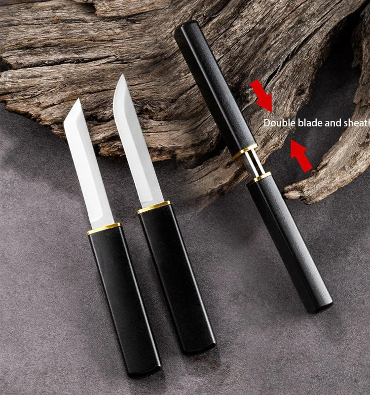 Compact Double-Edge Fruit Knife