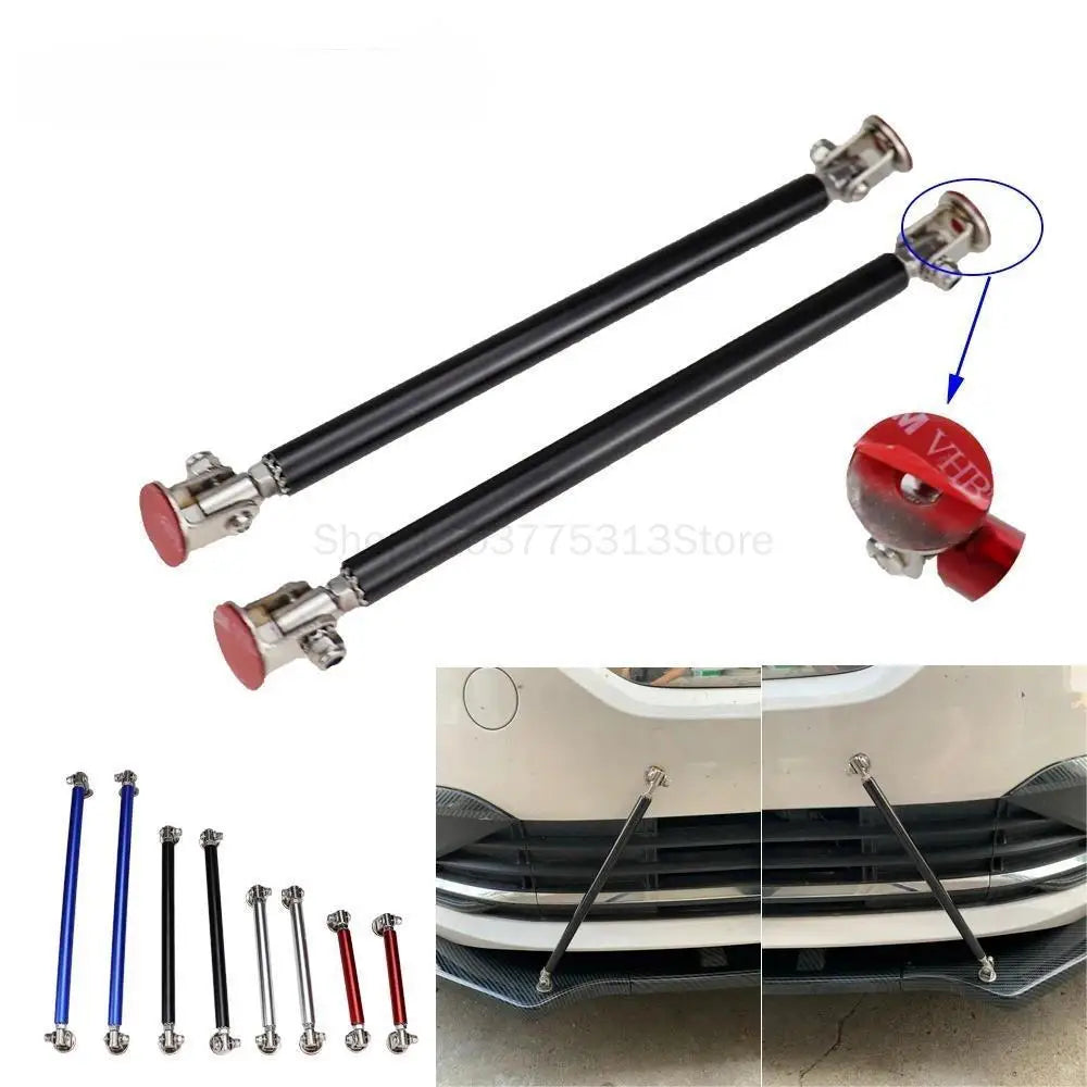 Universal Adjustable Bumper Lip Splitter Rods for Car Front & Rear