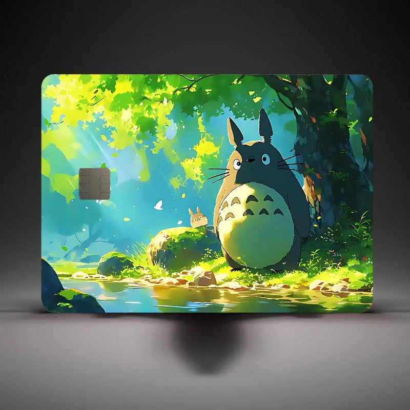 Pegatina para Tarjeta de Crédito Inspirada en Hayao Miyazaki