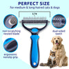 Double-Sided Pet Deshedding Brush