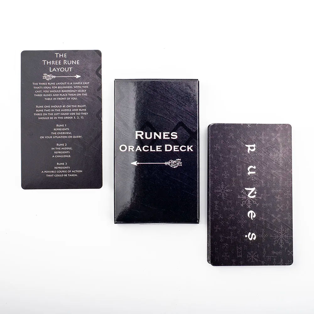 Tarot Runes Oracle Card Deck - 26 Cards for Reflection & Insight