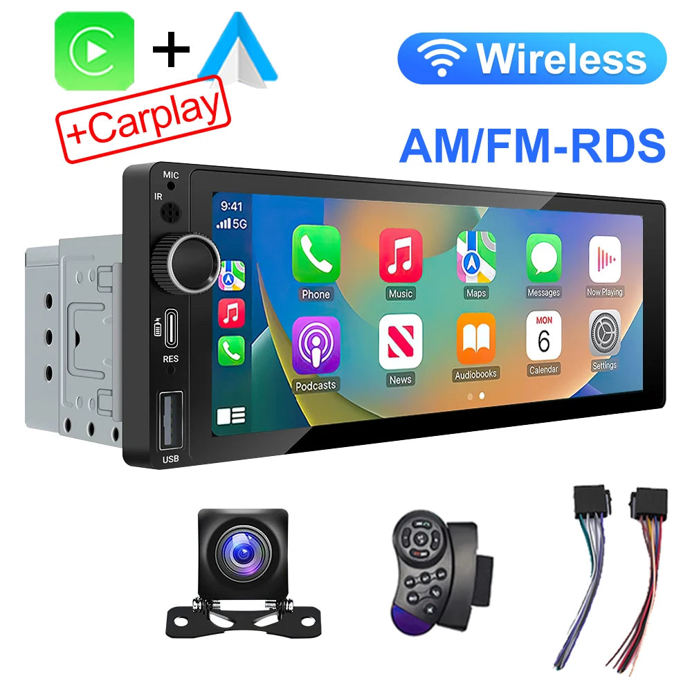Universal Car Multimedia Player with Android Auto/CarPlay