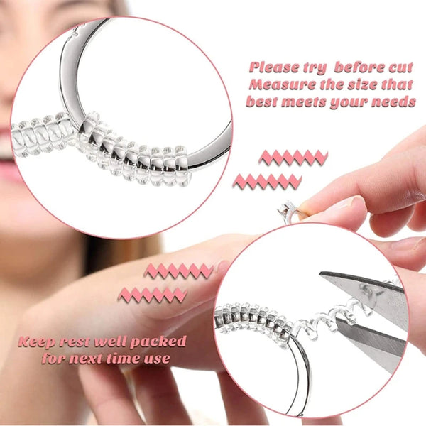 Clear Invisible Ring Sizers (8-Pack)