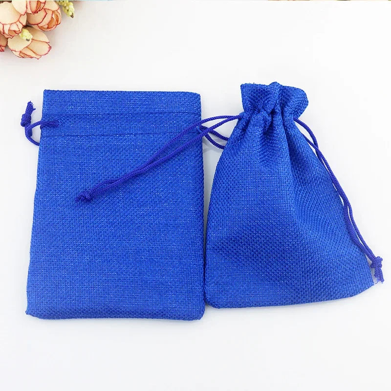 Natural Jute Gift Bags with Drawstring (5 Sizes)