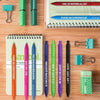 Satirical Quote Ballpoint Pen Set (9-Pack)