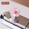 Flower-Shaped Bathroom Flush Button Helper
