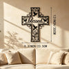 Elegant Metal Cross Wall Art for Home and Office
