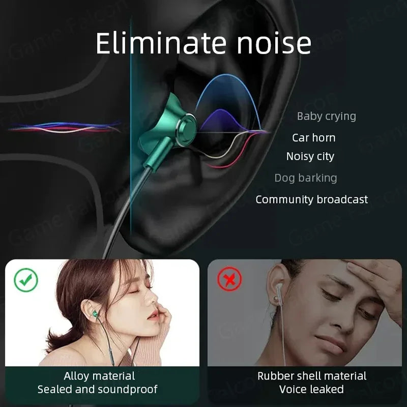 USB-C HiFi Wired Earbuds with Volume Control & Mic