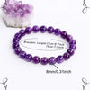 Beruhigendes Amethyst Heilkristall-Armband