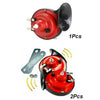Dual-Tone Electric Air Horn Kit for Trucks, SUVs, and Boats